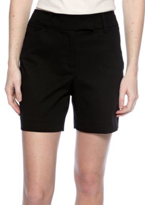 New Directions Solid Twill Shorts