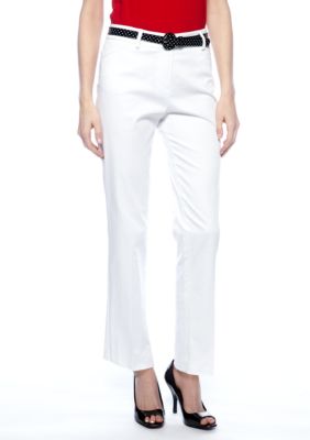 MICHAEL Michael Kors Petite Belted Sateen Pant
