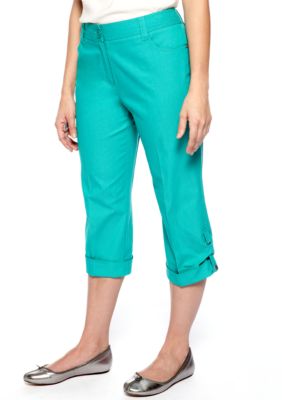 New Directions Roll Up Denim Crop