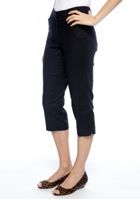 New Directions Zip Leg Crop Pant
