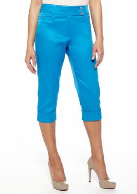 New Directions Petite Cuffed Crop Pant