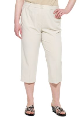 New Directions Plus Size Tummy Control Crop