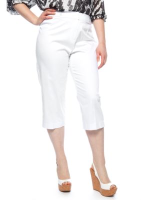 New Directions Plus Size Sateen Crop