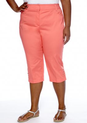 New Directions Plus Size Tummy Control Crop