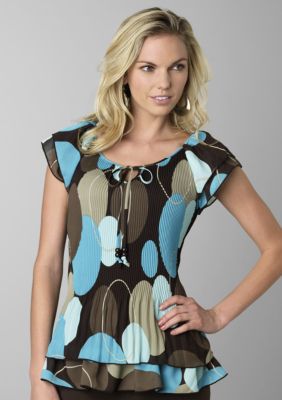 ND&reg; New Directions Printed Blouse
