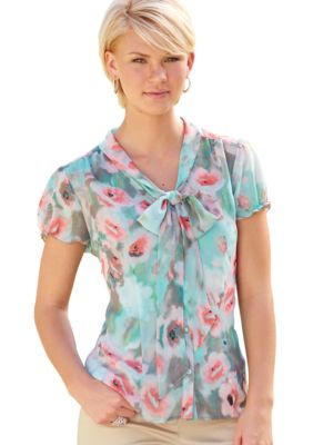 New Directions Floral Low Bow Woven
