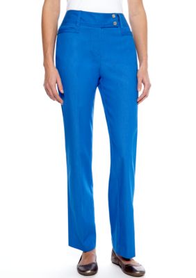 New Directions&reg; Double Snap Denim Pant