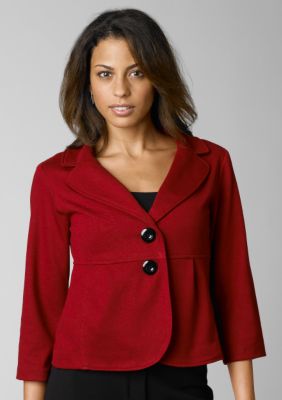 ND New Directions Peplum Jacket - Belk.com