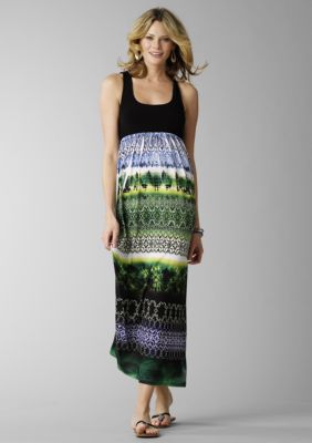 ND&reg; New Directions Crochet Back Maxi Dress