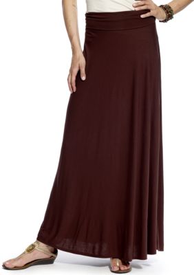 ND® New Directions Solid Long Skirt