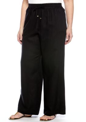 New Directions Plus Size Wide Leg Pant