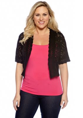 New Directions Printed Top with Stud Details