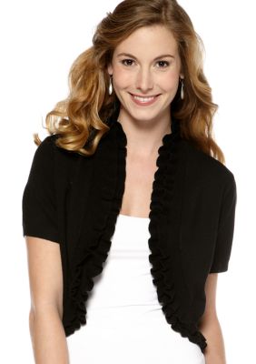 Kim Rogers Petite Ruffle Shrug