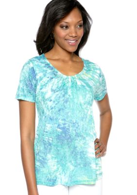 Kim Rogers Burnout Tee with Cami