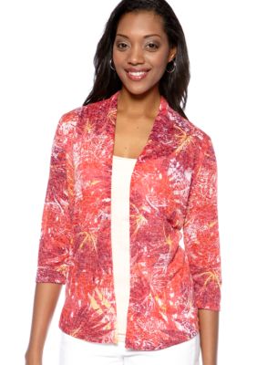 Kim Rogers Petite Burnout Cardigan