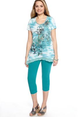 New Directions Tunic and Legging in Peacock