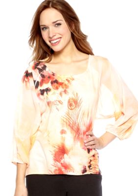 New Directions Dolman Chiffon Sleeve