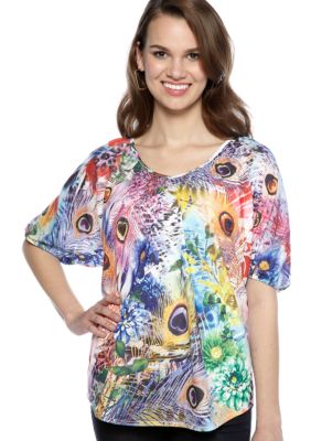 New Directions Twist Back Tee