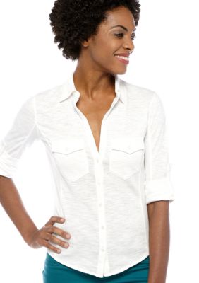 Sophie Max Button Front Top