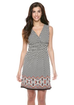Sophie Max Sleeveless Jersey Empire Waist Dress