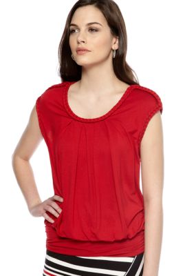 Sophie Max Blouson Braid Top