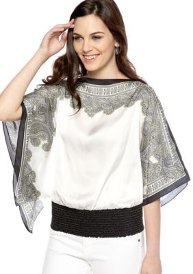 Sophie Max Printed Scarf Blouse