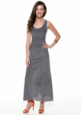 Sophie Max Novelty Scalloped Jersey Maxi Dress