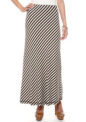 Sophie Max Bias Stripe Maxi Skirt