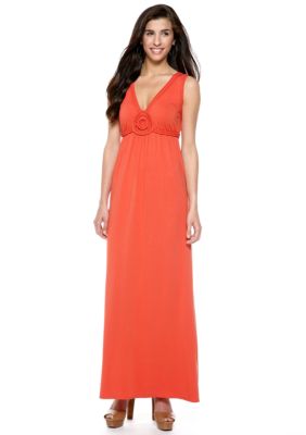 Sophie Max Braid Embellished Maxi Dress