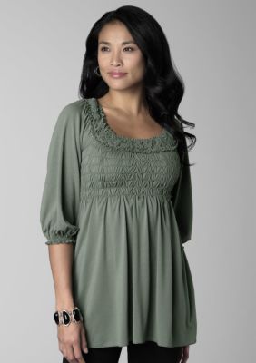 Sophie Max Long-Sleeve Elasticated Long Tunic