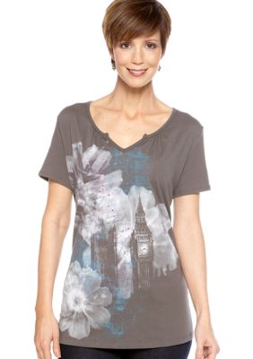 Kim Rogers Art Script Printed Tee