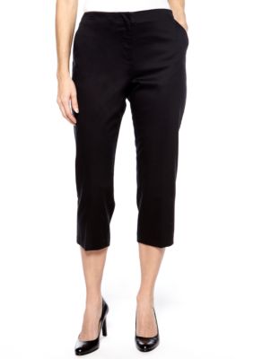 Kim Rogers Sateen Soild Color Crop Pant