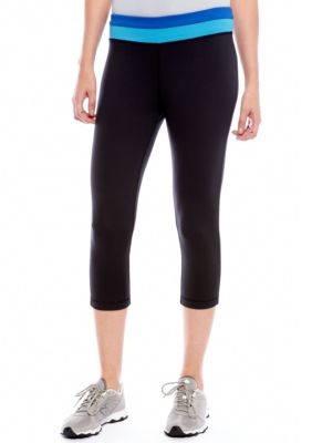be inspired Crop Pant with Color Block Waist