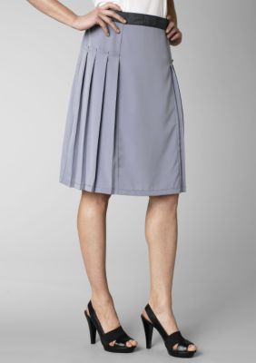 Kristin Davis Pleated Bow Skirt