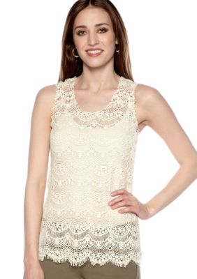 Miss Me Sportswear Crochet Tank