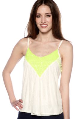 Miss Me Sportswear Sequin Bib Tank
