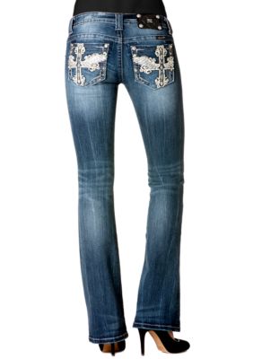 Miss Me Cross Pocket Bootcut Jean