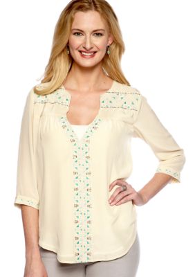 MM COUTURE by Miss Me Embroidered Tunic