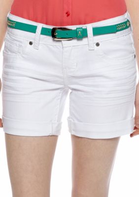 Red Camel Jean Short White