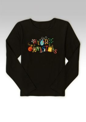 Kim Rogers&reg; Christmas Tee with Merry Christmas
