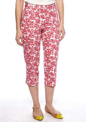 Kim Rogers Petite Tummy Control Crop Pant