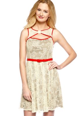 RYU Lace Twist Front Dress