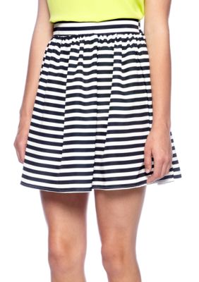 Living Doll Stripe Printed Circle Skirt