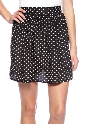 Living Doll Polka Dot Printed Circle Skirt