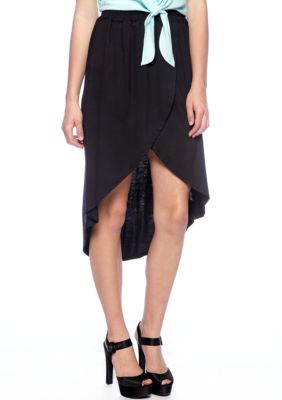 Living Doll Solid Knit Tulip Skirt