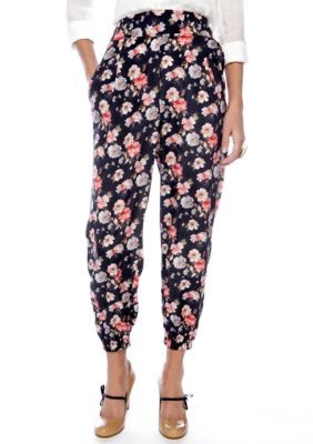 Living Doll Soft Woven Floral Pant