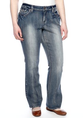 Zana-Di Jeans Plus Size Flap Pocket Jean