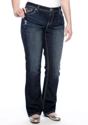 Zana-Di Jeans Plus Size Flap    Jean