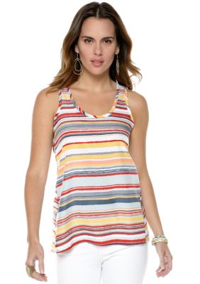 Jack by BB Dakota Irregular Stripe Tank