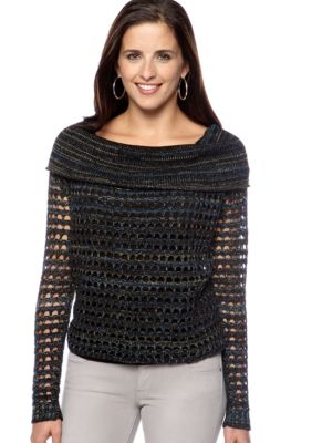 New Directions Open Stitch Sweater